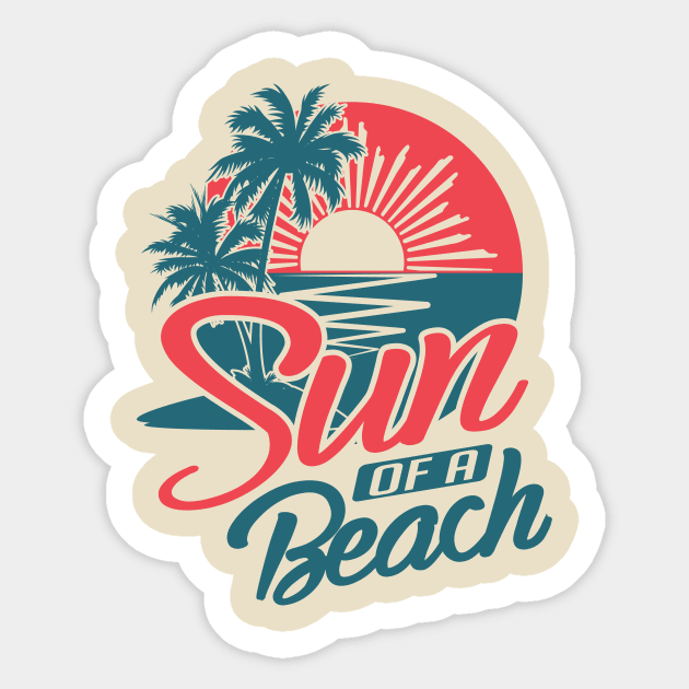 Sun Of A Beach Sticker by BANWA